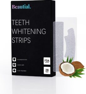 Beautial - Whitening strips - Tanden bleek strips - 28 Teeth Whitening strips - Tandenblekers