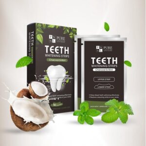 Pure Luxure Teeth whitening strips - Tanden bleken - Tandenbleek strips - 14 paar - 100% natuurlijk & peroxidevrij
